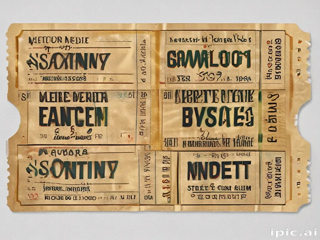 concert tickets png