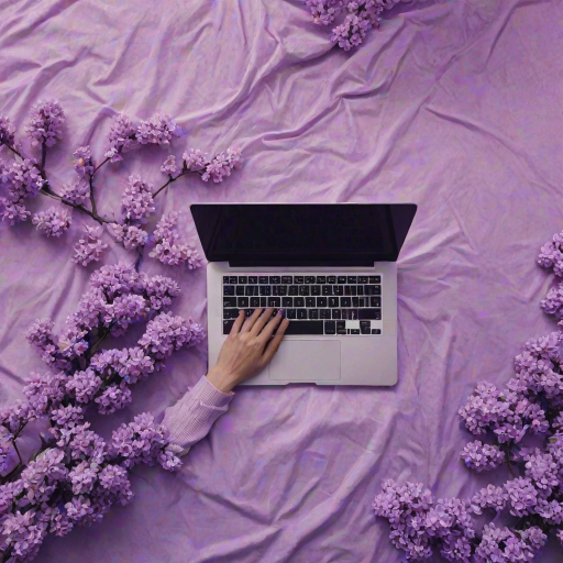 purple aesthetic wallpaper laptop