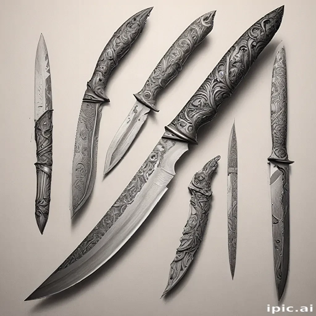 knife drawings