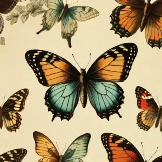 vintage butterfly illustration