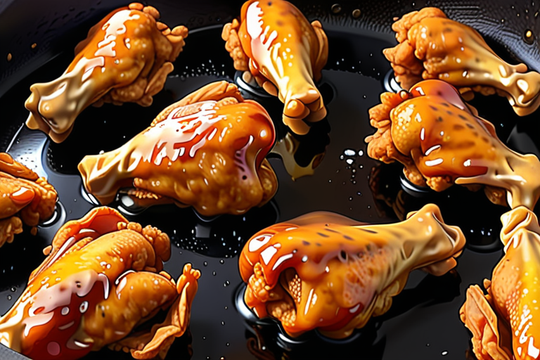 deep frying frozen chicken wings