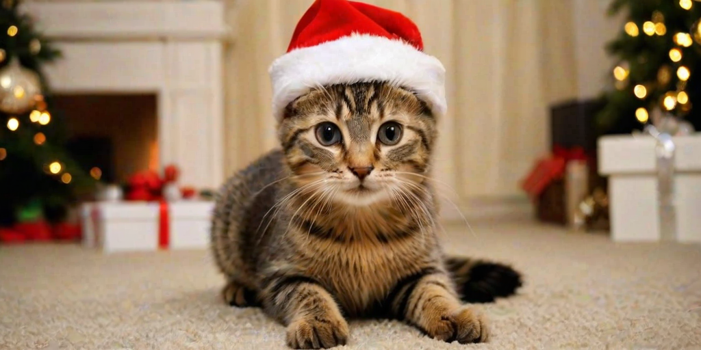 merry christmas cats images