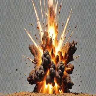 explosion transparent background