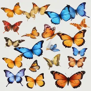 butterflies png transparent