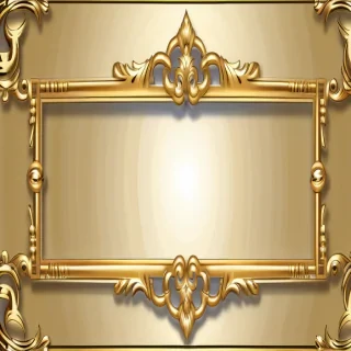 gold frame background