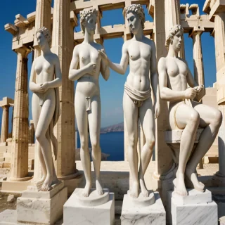 greek statues