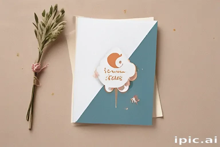 greeting card mockup