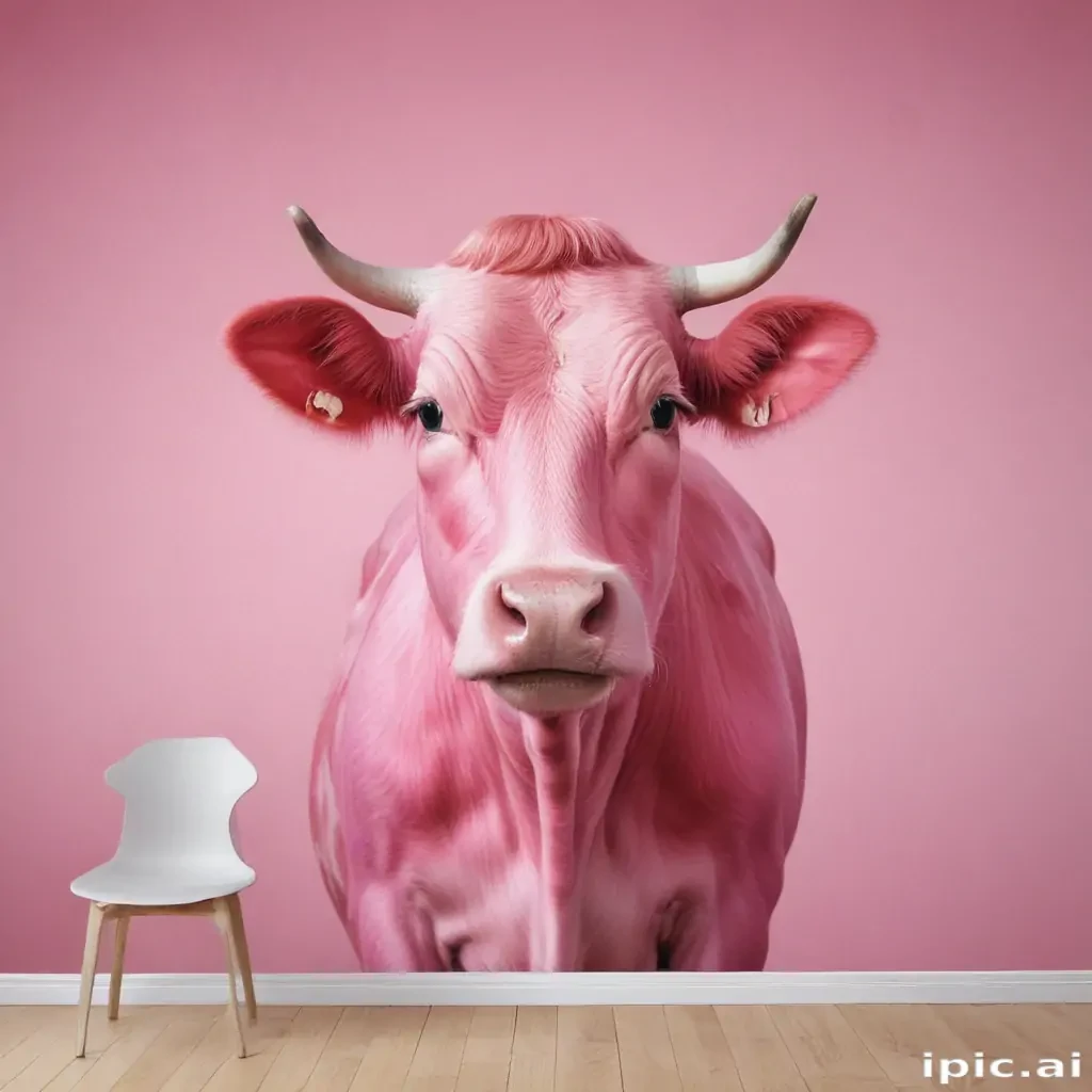 pink cow print wallpaper