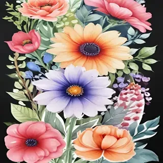 watercolor flower images