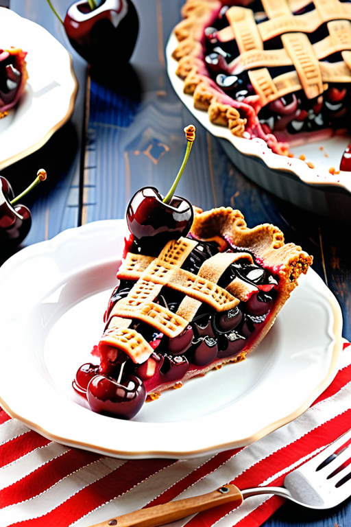 cherry pie with graham cracker crust