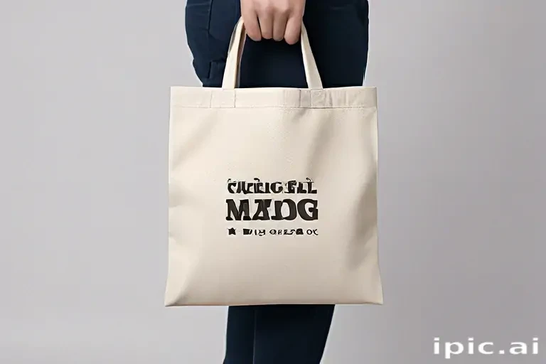 canvas bag mockup