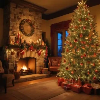 christmas pics aesthetic
