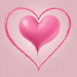 heart png pink
