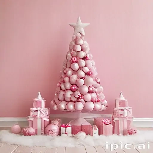 pink christmas pictures