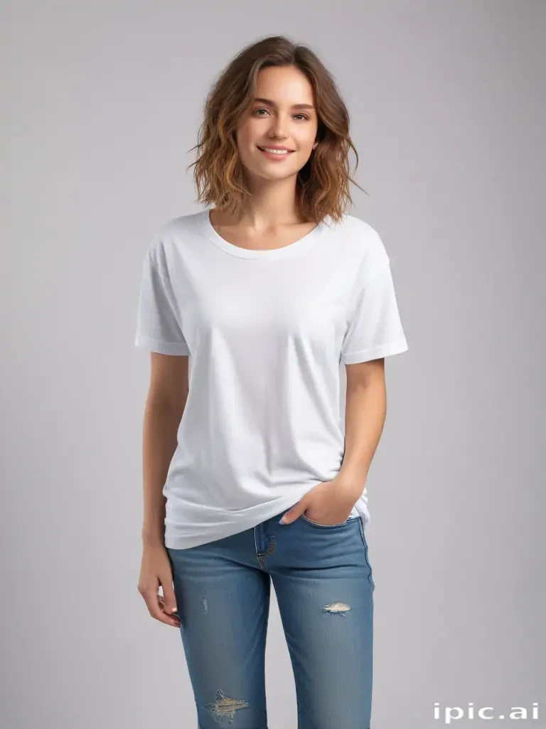 white tee png