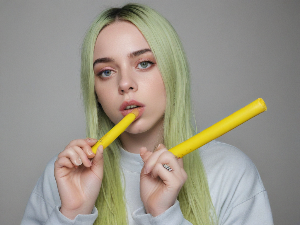 Ai Image Generator - Ai Art Generator - High Quality and 100% Unique Images  - iPic.Ai Billie eilish sucking big thick yellow stick