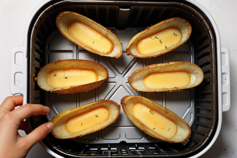 frozen potato skins in air fryer