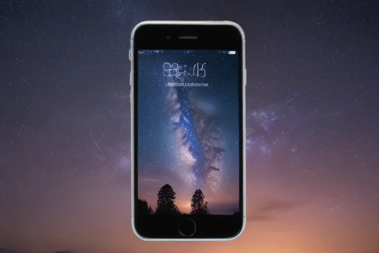 starry background iphone