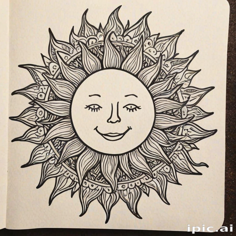 sun doodle