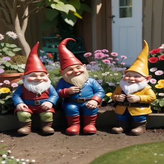 garden gnomes