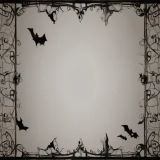 halloween border transparent