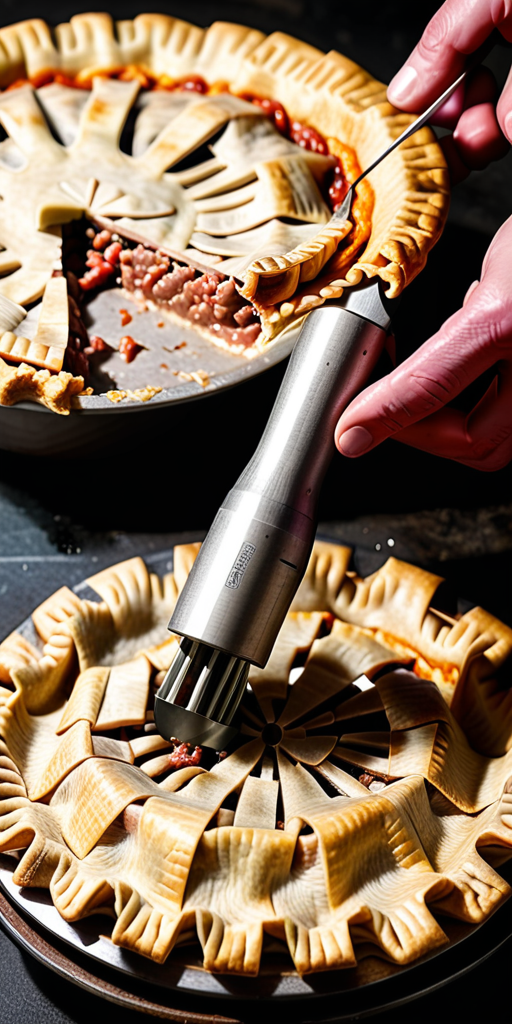 tool used in meat pie preparation