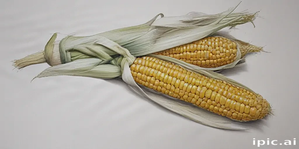 corn drawing
