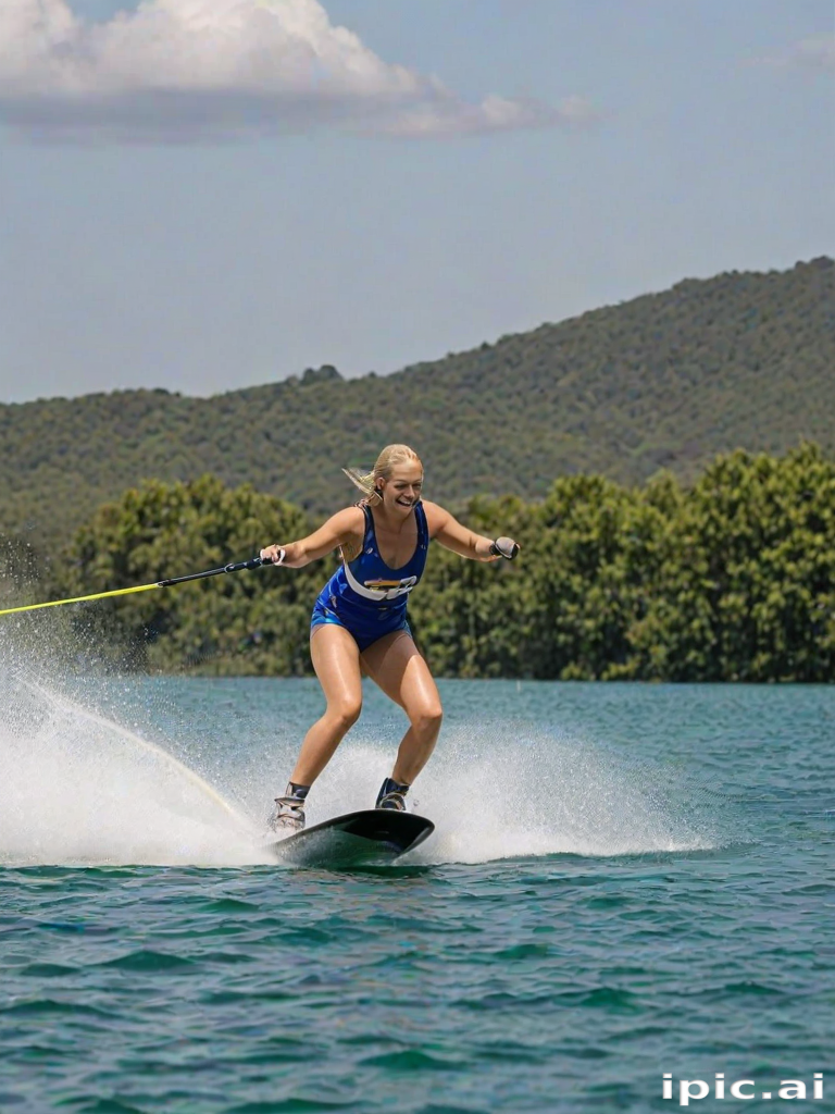 water skiing