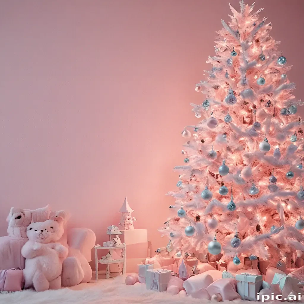 pastel aesthetic christmas wallpaper