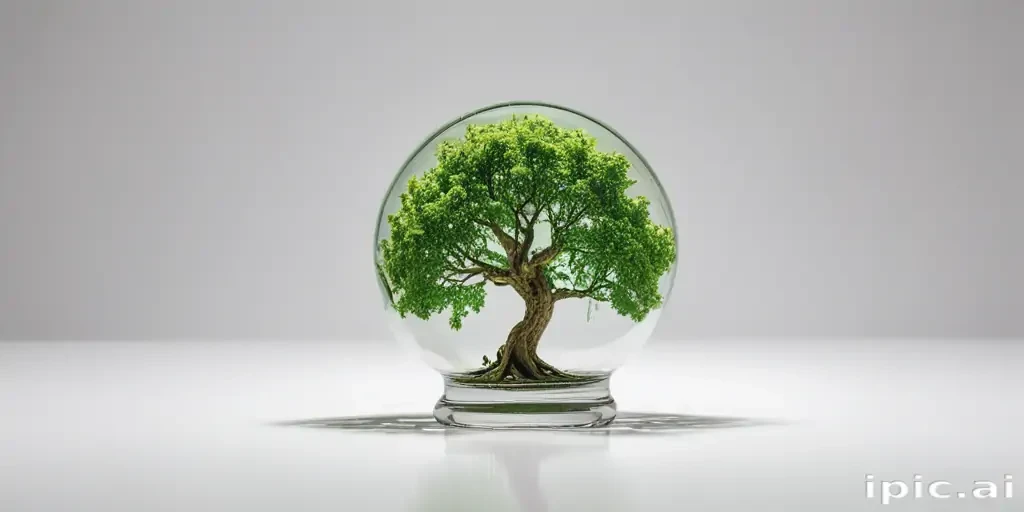 green on white background