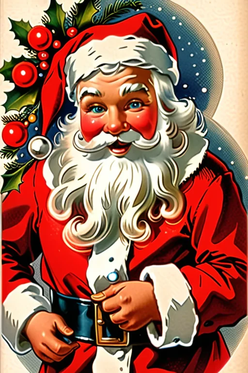 santa claus vintage images