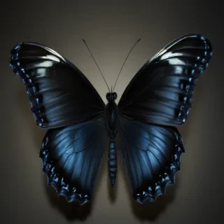 black butterfly