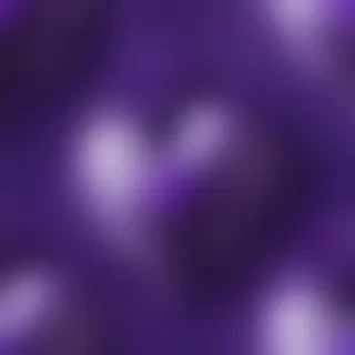 purple aesthetic heart
