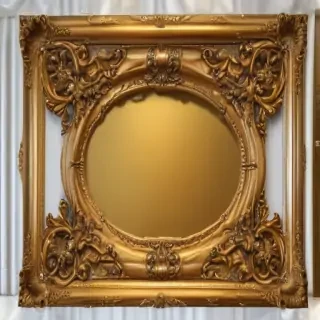 fancy gold frame