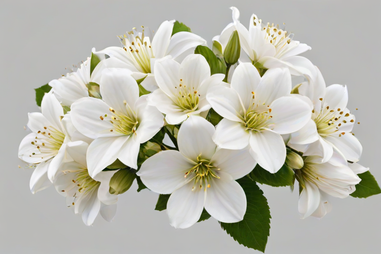 white flowers png transparent