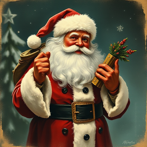 vintage santa images free