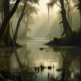 swamp background