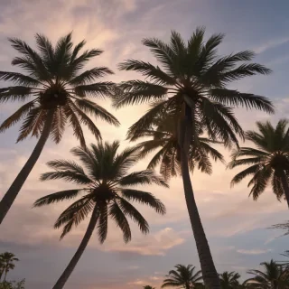 palm trees background