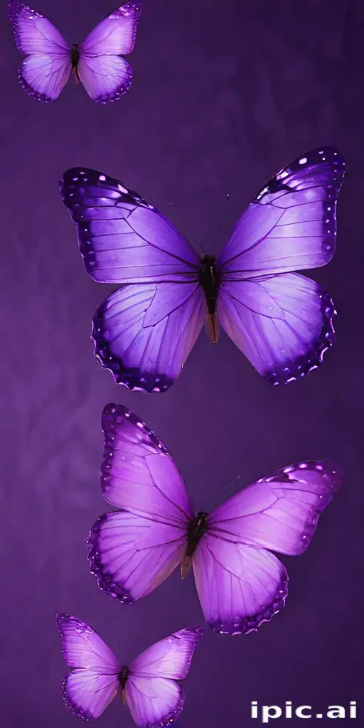 purple wallpapers butterfly