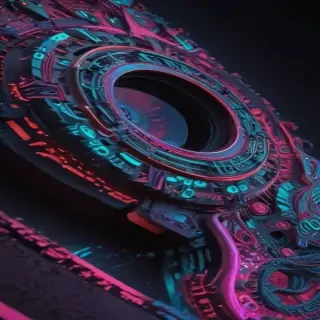 lock screen neon wallpaper iphone