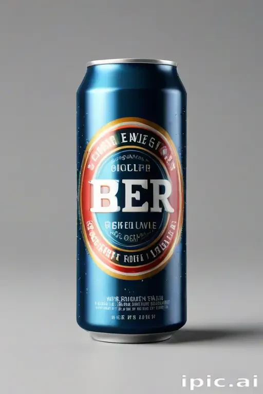 beer can mockup