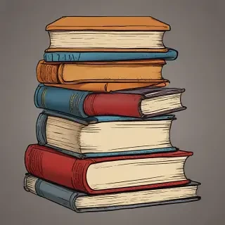 stacked books clip art