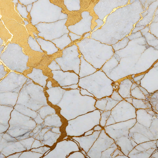 white and gold marble background