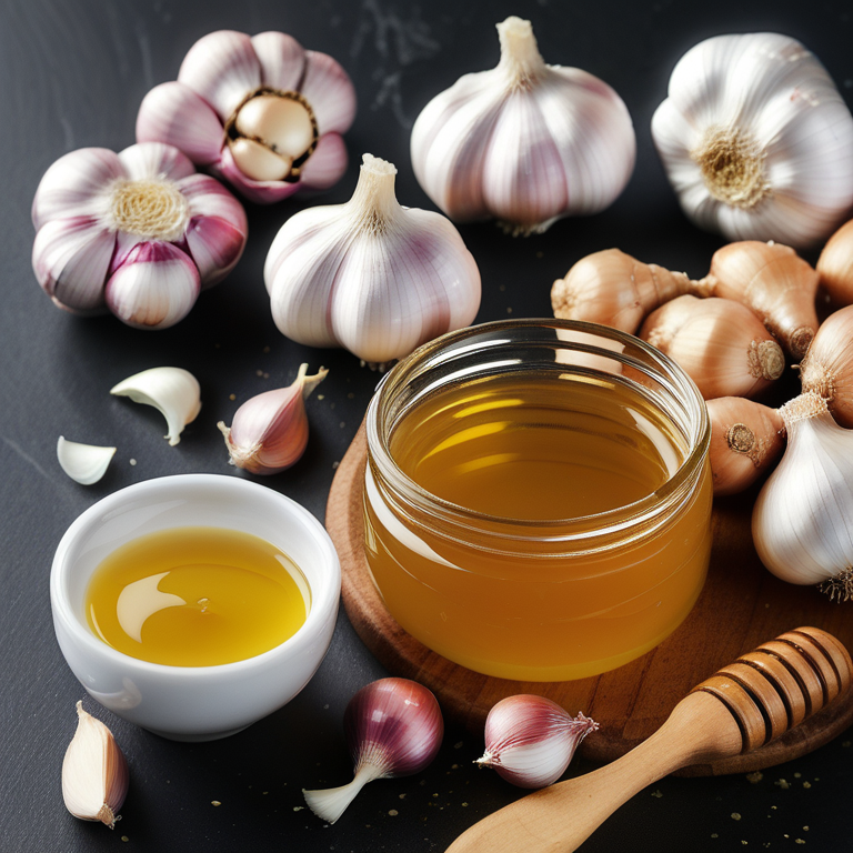 garlic and honey and ginger