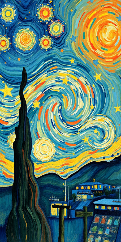 van gogh iphone wallpaper