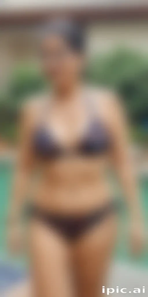aunty in bikini