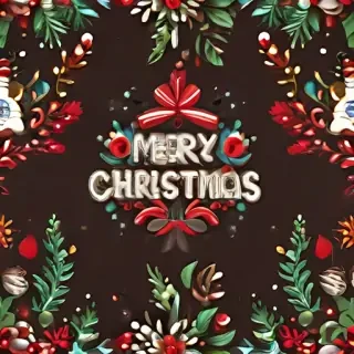 merry christmas png transparent