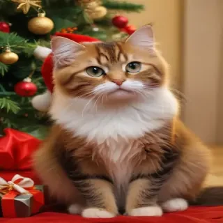 merry christmas cats images