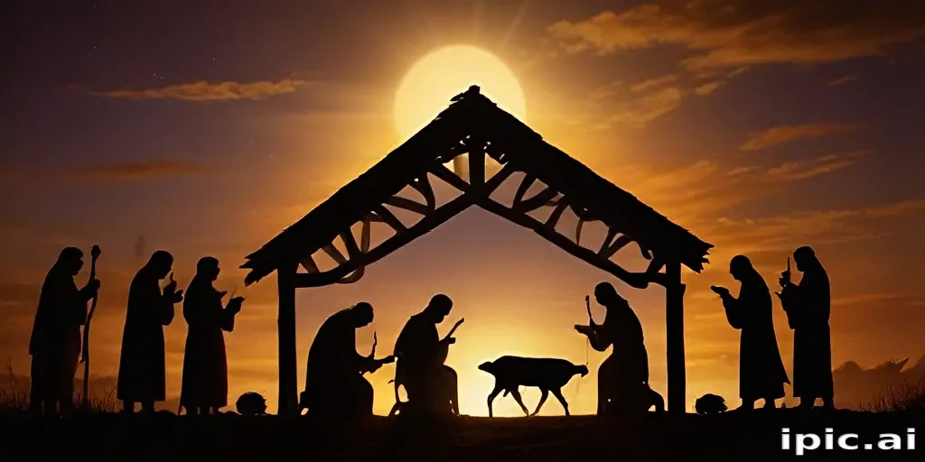 manger scene images free