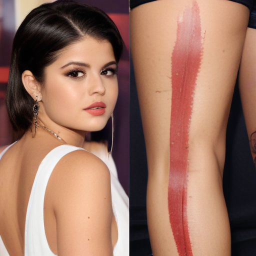 selena gomez kidney scar